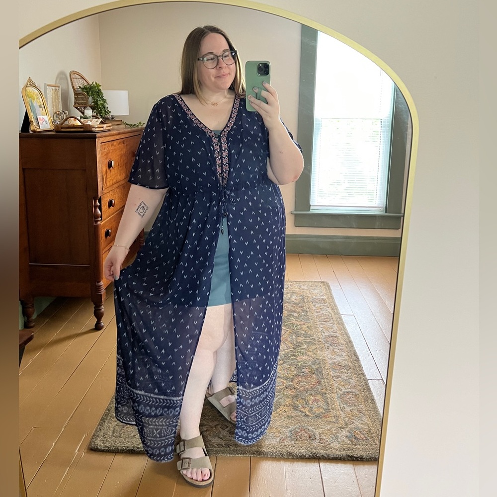 2X Swimsuit Coverup Dress